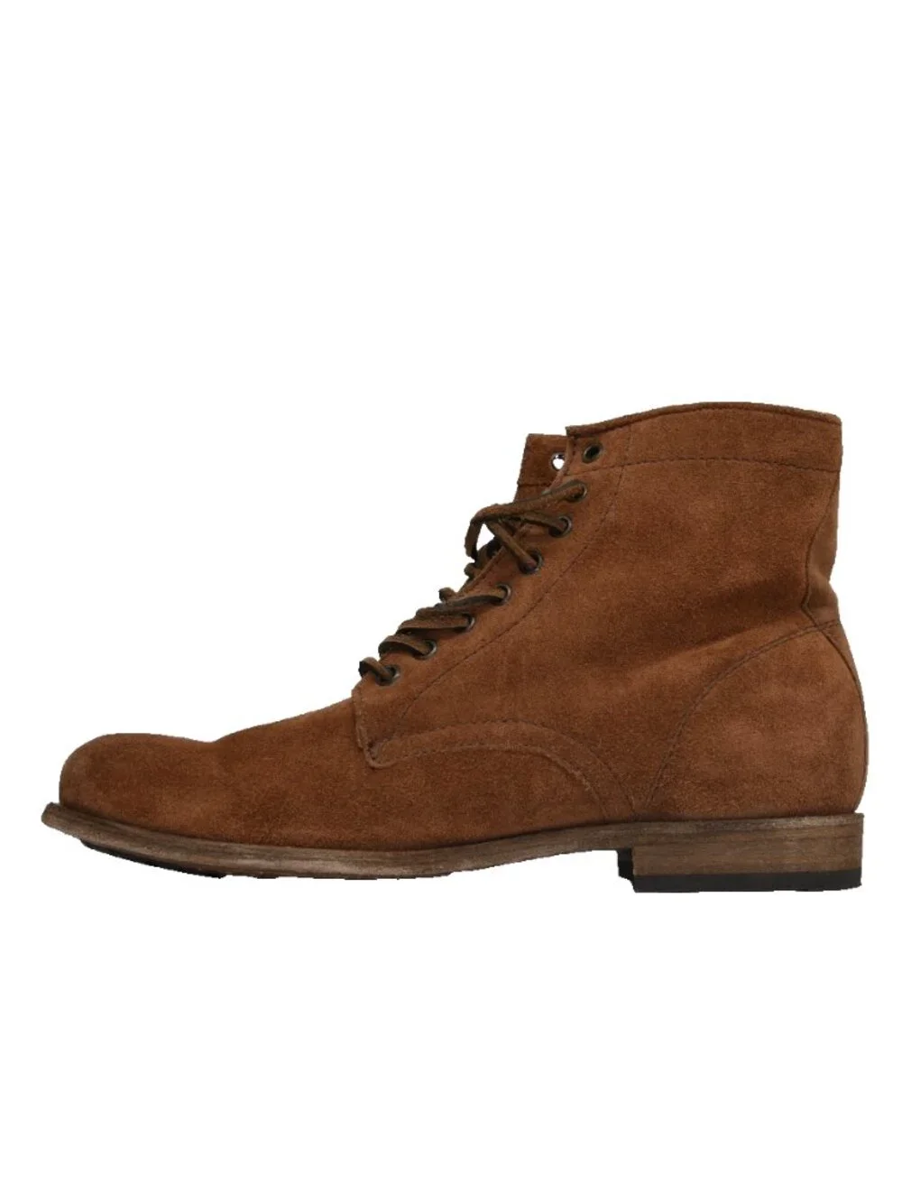 New! Frye Tyler Lace Up 81625 Mens Brown Suede Lace Up 11.5 Boot 3481625 DD558
